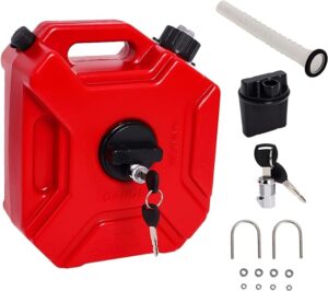 Universal 5L Petrol Jerry Can For Motorcycle With Lock System