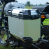 Panniers( 36 LTR )Aluminium L-Flat Silver