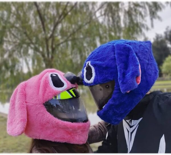 Bunny Helmet Cover for full face and modular helmets