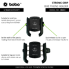 BOBO BM14 Quick Release Enhanced Motorcycle Mobile Mount