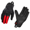 korda street 2.0 riding gloves (neon yellow, neon red and black)