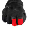 korda street 2.0 riding gloves (neon yellow, neon red and black)