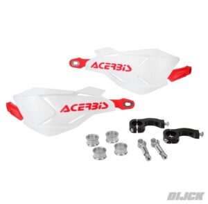 acerbis handguards(ORANGE-WHITE, WHITE-ORANGE, RED-WHITE, WHITE-RED, WHITE-BLUE)