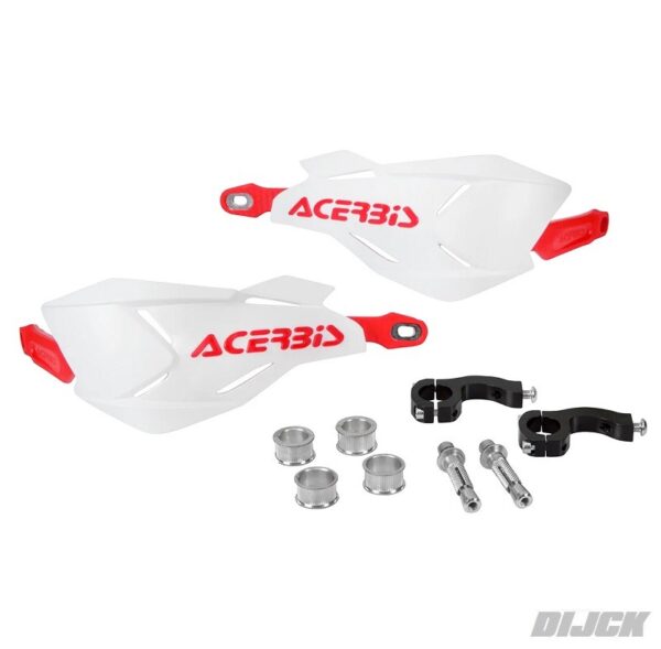 acerbis handguards(ORANGE-WHITE, WHITE-ORANGE, RED-WHITE, WHITE-RED, WHITE-BLUE)