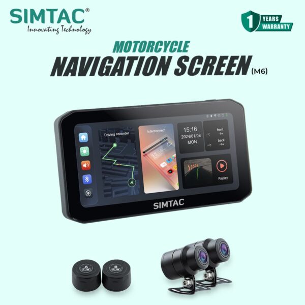 Simtac Motorcycle Navigation System-M6DT