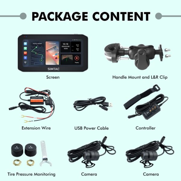 Simtac Motorcycle Navigation System-M6DT